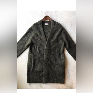 Acne Studio wool cardigan forest green Small
